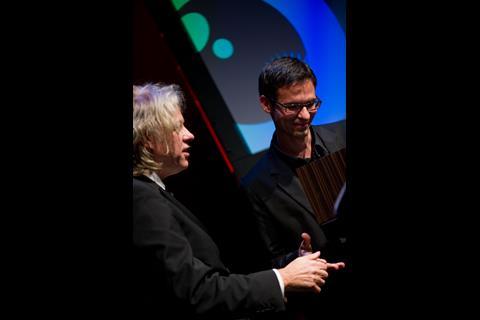 Bob Geldof presented the Audience Award to Swiss filmmaker Mike Schaerer for Stationspiraten